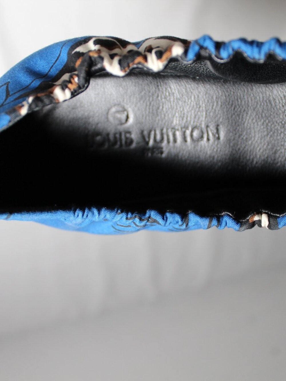 Louis Vuitton Blue Black Floral Ballet Flats Slip Ons 40 - Picture 5 of 8